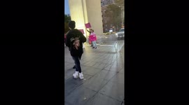 US: Britney Spears Fans In NYC Celebrate End Of Conservatorship