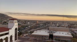 Mysterious Sunrise Fire Seen In El Paso Texas