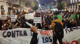 The anti-racist movement manifests itself in the face of the increase  in violence and hate speech in Madrid on 13rd November, 2021. The protest seeks to generate a broad social base that stops the normalization of the messages of the far right