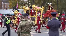 Spectacle and pageantry as Lord Mayor's Show returns to London streets after lockdown