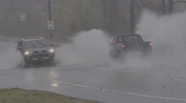 US: Powerful Storm Brings Heavy Rain And Flooding To Parts Of Massachusetts