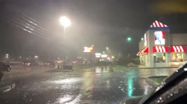 Severe thunderstorm brings pea-sized hail and strong wind to Rhode Island