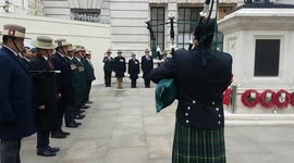 Gurkha veterans in London pay tribute to fallen on Remembrance Day