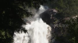 Shannon Falls and Rainforest in Squamish, British Columbia, Canada