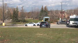 Deadly day in Ontario Canada as a body found behind a Walmart store in Brampton near Toronto is deemed a murder by police and homicide detectives take over the case