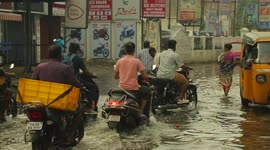 Rain finally stops in Chennai but streets remain flooded