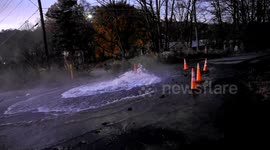 Watermain Break, Strong Mount Carmel Township, Pennsylvania