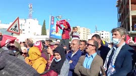 Tunisia: Tunisians Protest Against President’s Seizure Of Political Power Near Parliament