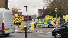 Children injured after school ceiling collapses in south London