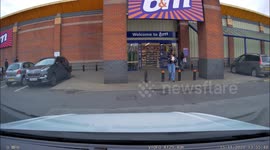 Store 'thieves' caught on dashcam in West Yorkshire