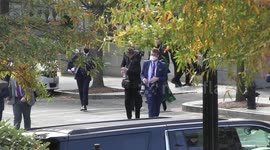 Joe and Jill Biden spotted walking over to Tribal Nations Summit