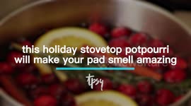 Holiday stovetop potpourri will make your home smell great