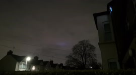 UFO Lights Up East London Sky