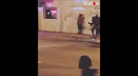 'Drunk guy's hilarious wall flip makes the crowd laugh '