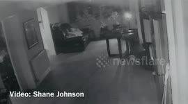 Terrifying moment hoverboard battery explodes sparking huge blaze