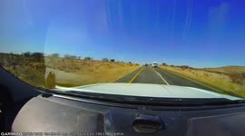 Dangerous passing on a blind spot with car coming from the front.