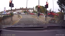 Motorcycle crash, accident in London, Enfield.