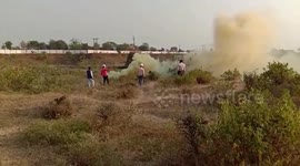 Farmer discovers bomb amid field, officials defuse it in central India