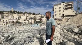Palestinian man forced by Israeli authorities to self-demolish his home