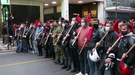 Demonstrators mark 48th anniversary of the Athens Polytechnic Uprising