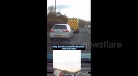Viral Tiktok shows off hilariously bad merging and bad drivers in UK