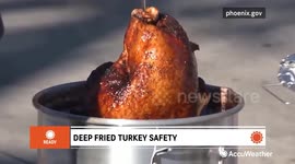 How to avoid an explosive Thanksgiving when deep frying your turkey