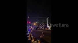 Protesters gather outside Oklahoma governor’s mansion to urge halting of Julius Jones execution