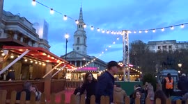 Christmas came early to Trafalgar Square with festive spirit and delights of Christmas Market 2021