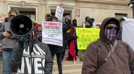 Kyle Rittenhouse trial: Activists chant outside courthouse as they await verdict