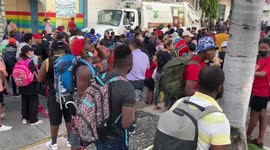 Mexico: New Caravan Of U.S.-Bound Migrants Departs From Tapachula