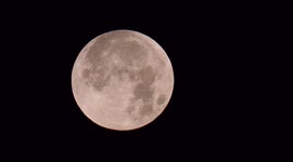 Stunning full Beaver Moon and partial lunar eclipse seem from Kent, UK