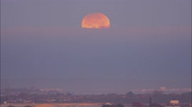 Stunning nearly full Beaver Moon has partial lunar eclipse in skies over Kent