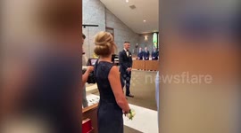 This groom's reaction to his bride walking down the aisle will give you all the feels