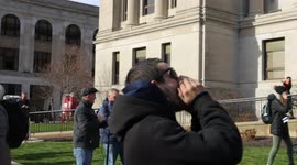 outside the courthouse in kenosha Wisconsin
