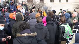 I am antifa Outside the courthouse in Kenosha Wisconsin