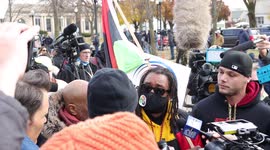 Emotional Justin Blake, uncle of Jacob, speaks following Kyle Rittenhouse verdict