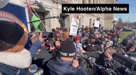 US: Activists Protest Against Rittenhouse’s Trial Verdict Outside Kenosha Courthouse