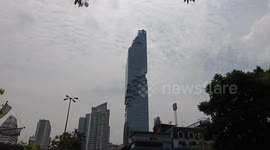 Thailand's second tallest building: The King Power MahaNakhon tower