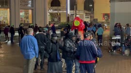 Activists gather to protest Rittenhouse Trial Verdict, Oakland, California, USA