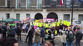 Solidarity With Refugees - No to Fortress Europe, London, UK