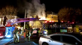 Police Officer treated at 1st alarm House fire Mount Carmel, Pennsylvania