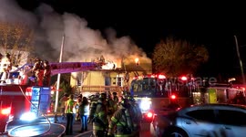 Police Officer treated at 1st alarm House fire Mount Carmel, Pennsylvania