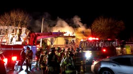 Police Officer treated at 1st alarm house fire in Mount Carmel, Pennsylvania
