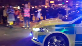 Insulate Britain protesters make way for ambulance after blocking road in London's Vauxhall