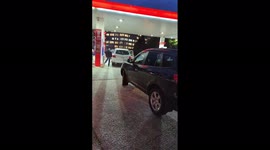 Drivers rush to petrol stations in Canada as restrictions take effect after heavy flooding