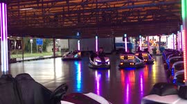 Dodgem Car ride at Aberystwyth Funfair 2021