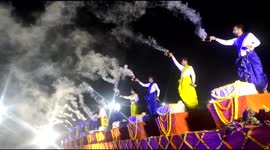 Special prayer of Gangaji for the end of Covid-19, Prayagraj, India