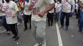 Demonstration in honor of the Black Consciousness Day, Sao Paulo, Brazil