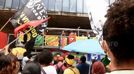 Black Consciousness Day on the streets of Sao Paulo, Brazil