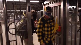 Proud Boys bypass New York subway toll after taking part in rally against COVID vaccine mandates